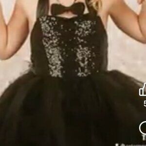 Cute Black Cat Costume – Toddler/Child Tutu Dress with Ears